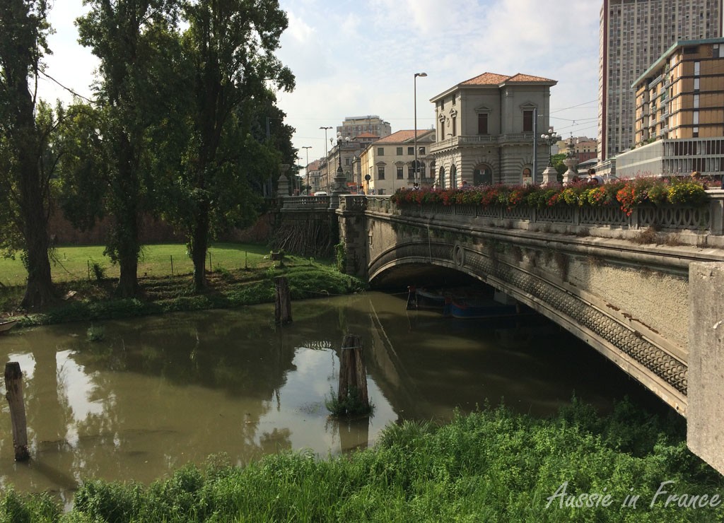 The bridge near Arena park