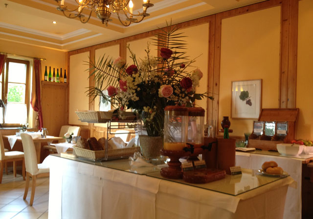 Buffet breakfast in Austria