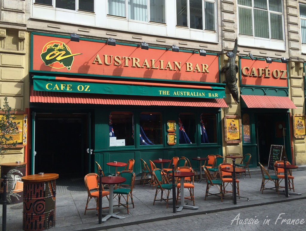 Café Oz in rue Saint Denis