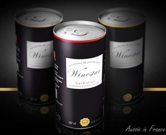 Canned wines - photo taken from WineStar website