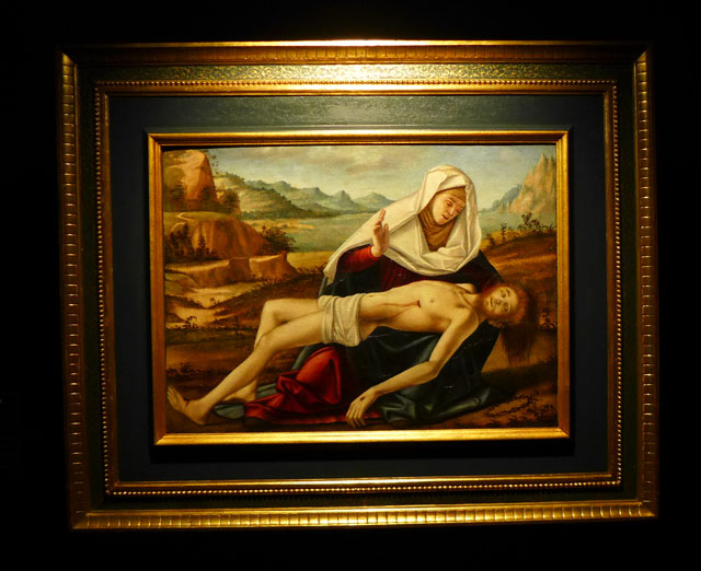 One of the two paintings by Carpaccio