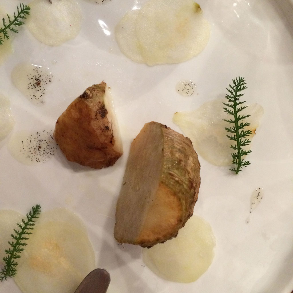 Baked celeriac starter