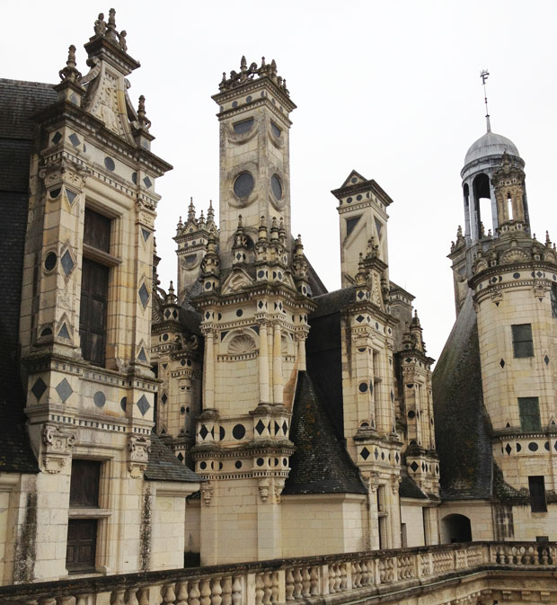 Rooftops of Château de Chambord