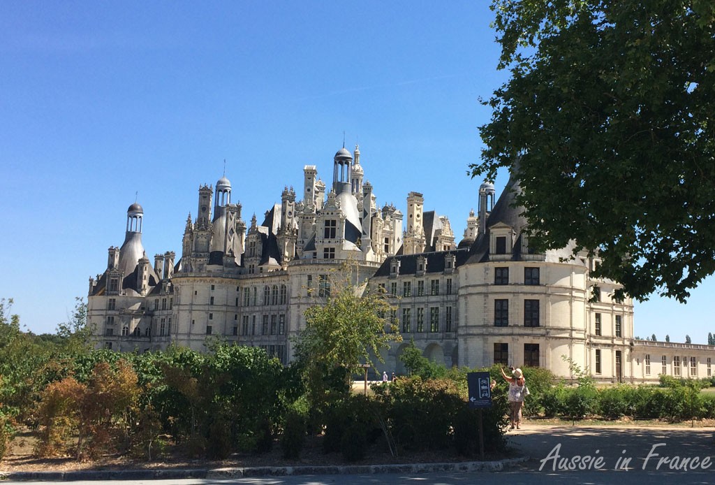 Chambord the magnificent on a hot summer day