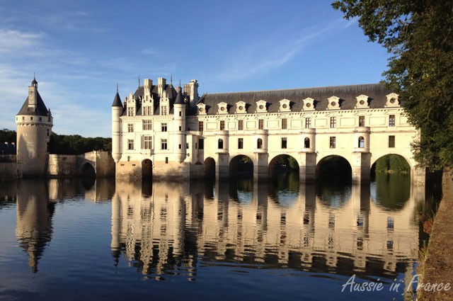 Château de Chenonceau from the cycle path