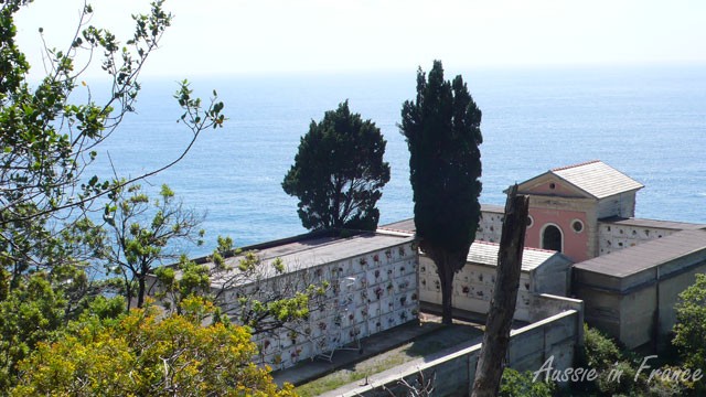 Columbarium in the Cinque Terrae overlooking the sea