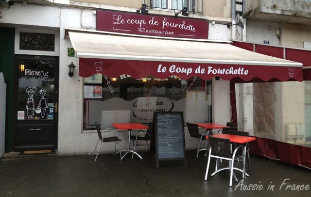 Le Coup de Fourchette on arrival