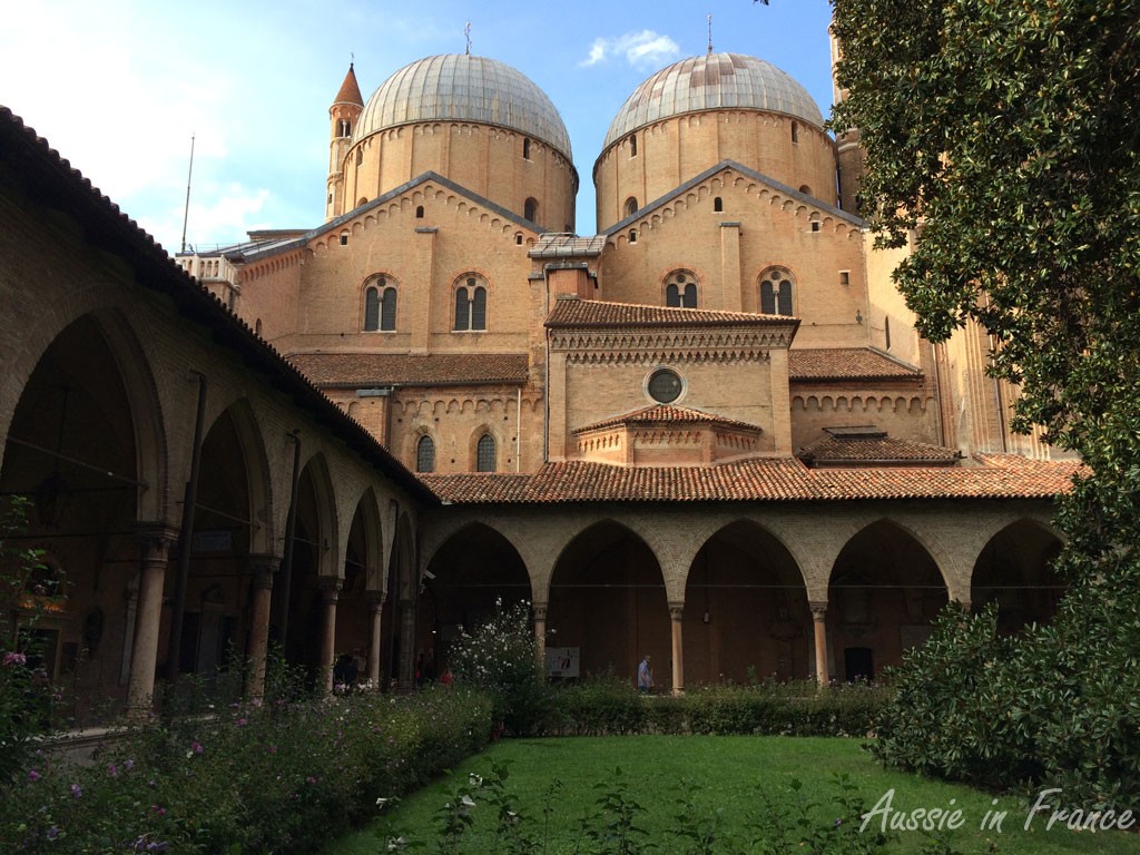 The Byzantine cupolas at Saint Anthony's basilica
