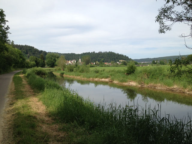 One of the canals along the Danube