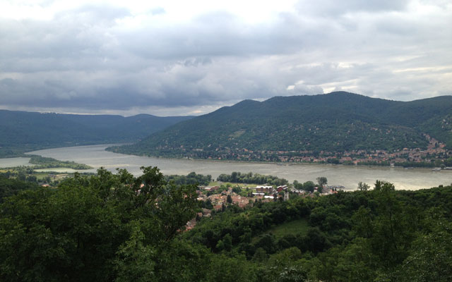 The Danube from Visigrad