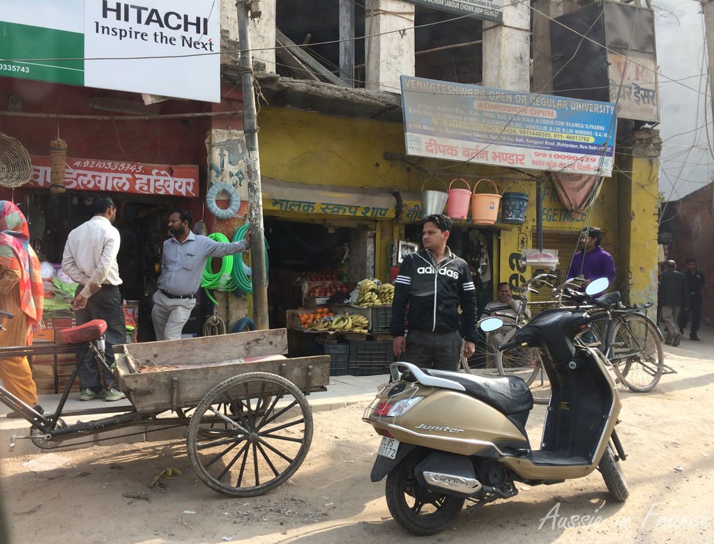 Old and new in Delhi