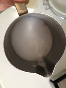 Substitute foam with detergent