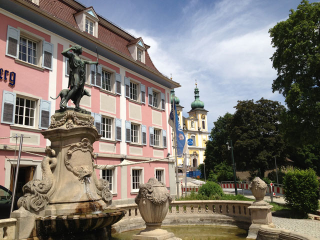 Donau-Eschingen, where the Danube begins