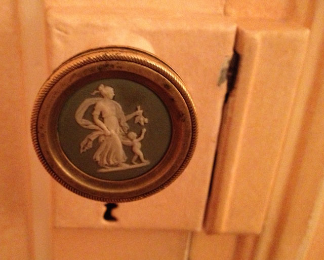 The stunning cameo on one of my friend's doors