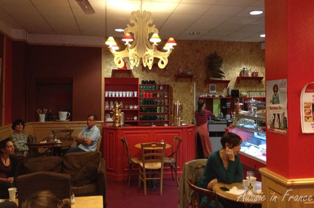 Cosy interior of Douce Heure
