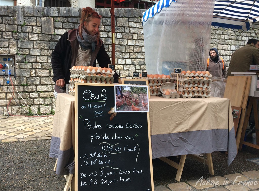 At the market, you can easily talk to the vendors