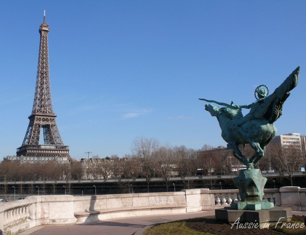 The Eiffel Tower from Bir Hakeim bridge