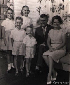 Family portrait in 1960