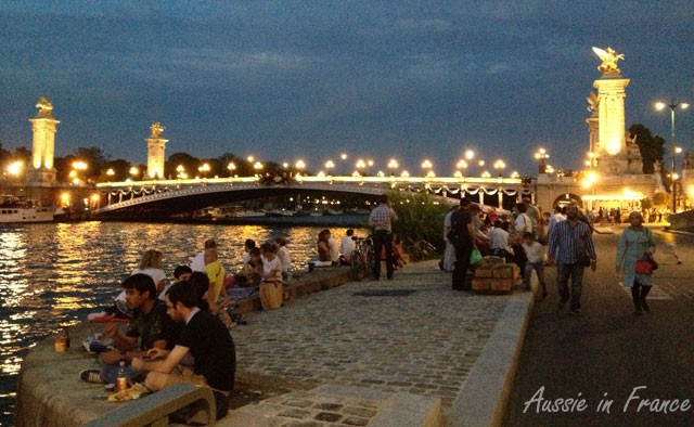 Opposite Faust's near Alexandre III bridge