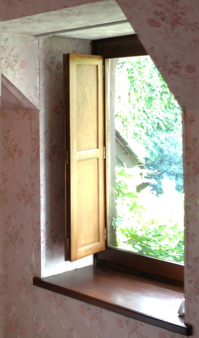 Our folding inside shutters