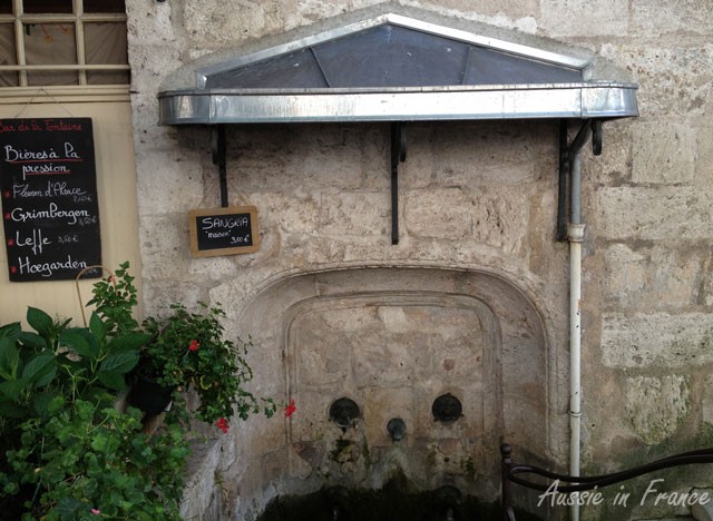 Saint Jacques fountain in Blois