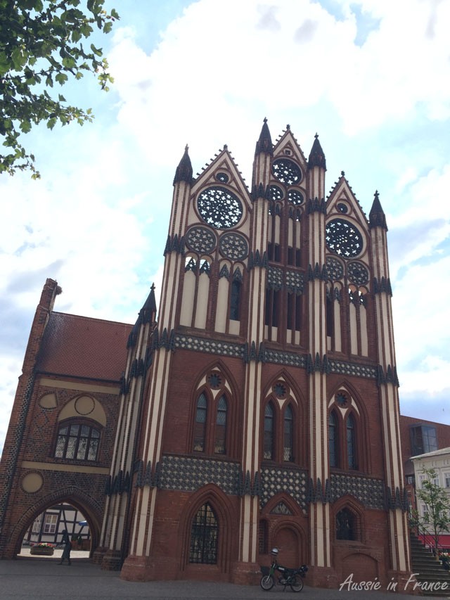 The Rathaus with its complex gothic architecture