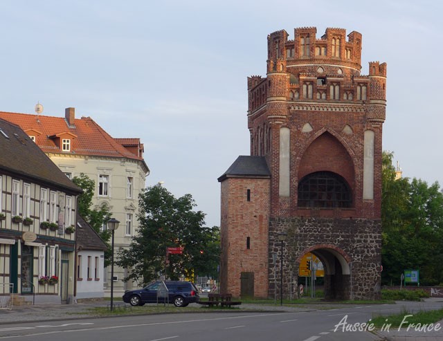 The Uengling Gate, reputedly built by masterbuilder Steffen Boxtehude ca. 1450 to 1460 is regarded as one of the most splendid late medieval town gates in northern Germany.