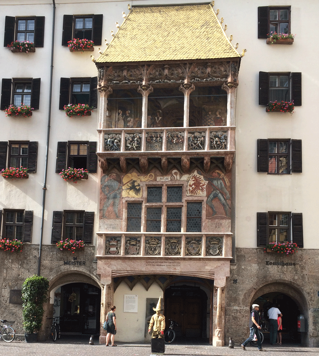 The golden roof in Innsbruck