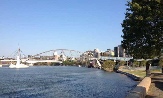 Sunny Brisbane most of the time - Goodwill Bridge