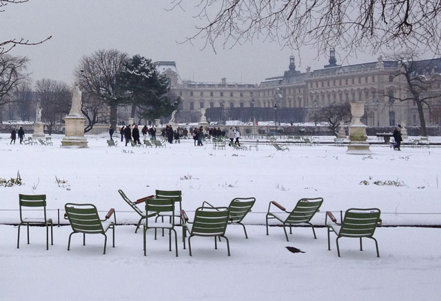 Looking towards the Louvre Museum