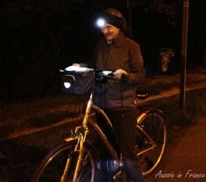 Wearing my headlight