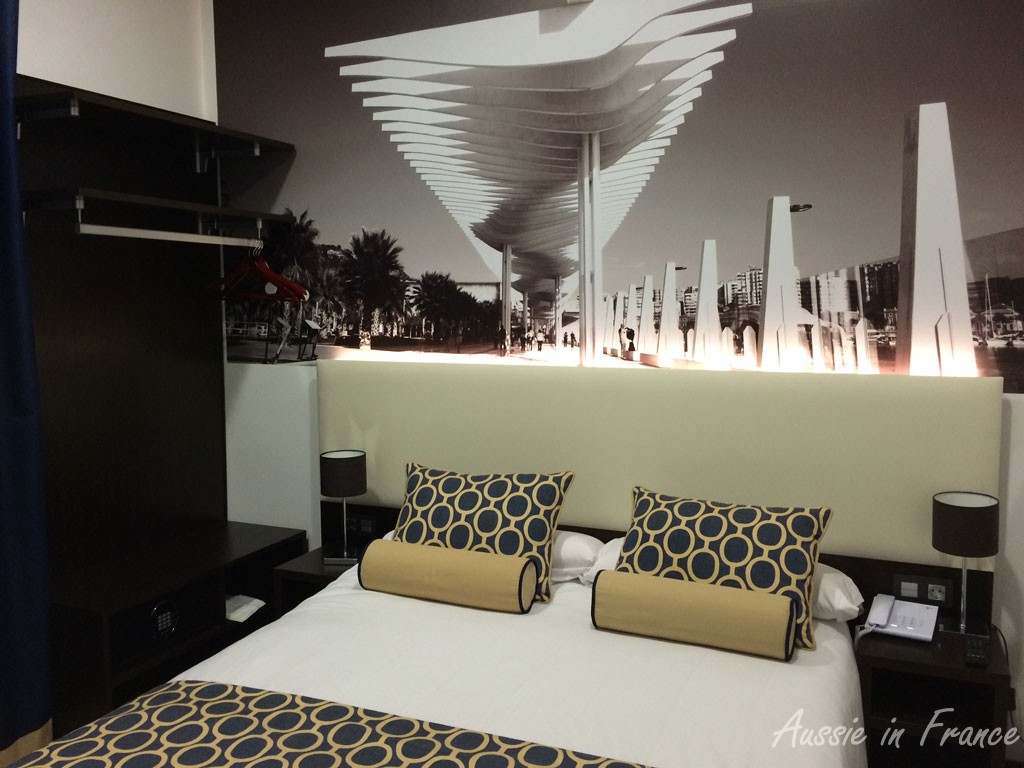 Our room at the Hotel Soho in Malaga