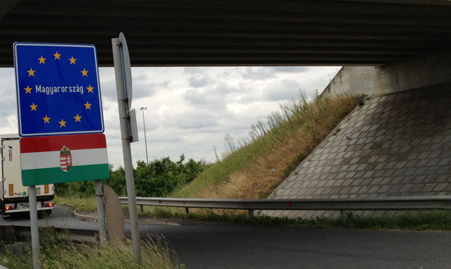 The Hungarian border