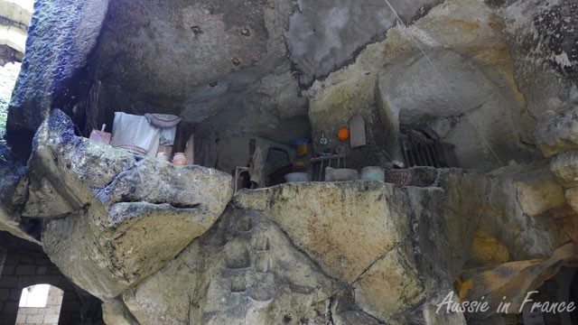 If you look closely, you can see table and chairs, cooking utensils and even a bed!