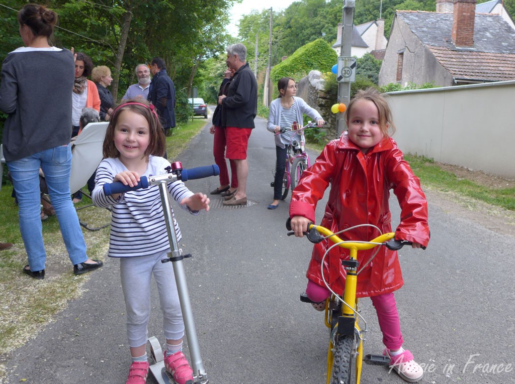 Two new friends on their scooters