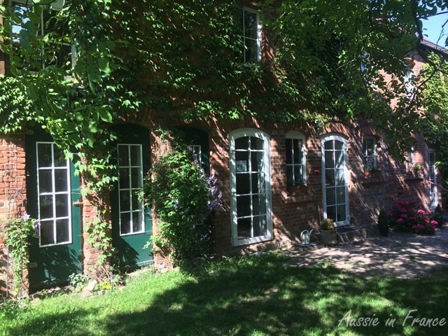 Pension Kunsthof with our door on the far right