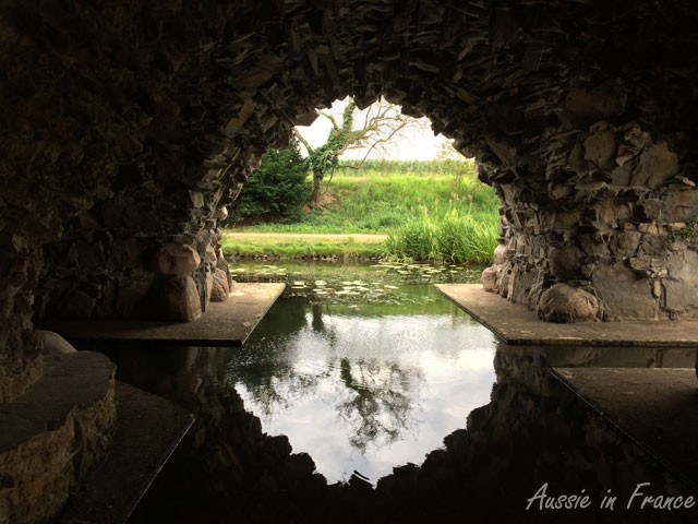 Looking out from under Vesuvius