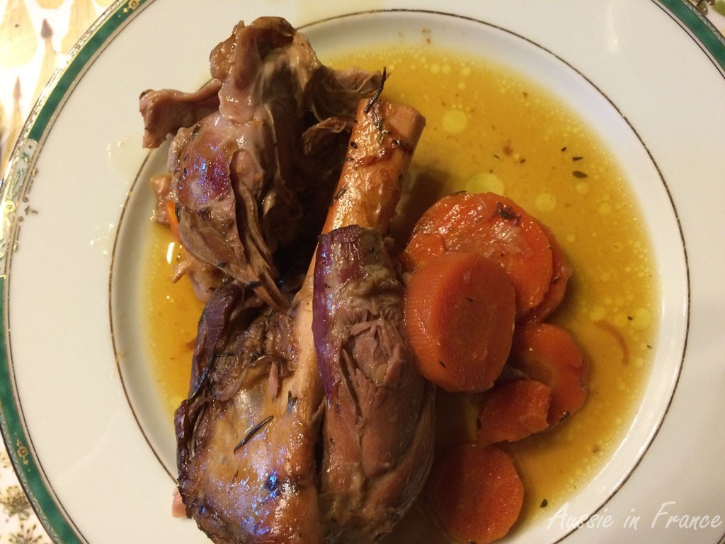 Delicious lamb shank