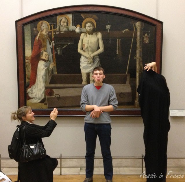 Replicating the hands in the painting of Lazurus