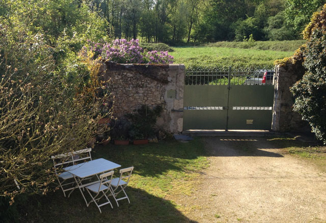 Lilac outside the gate