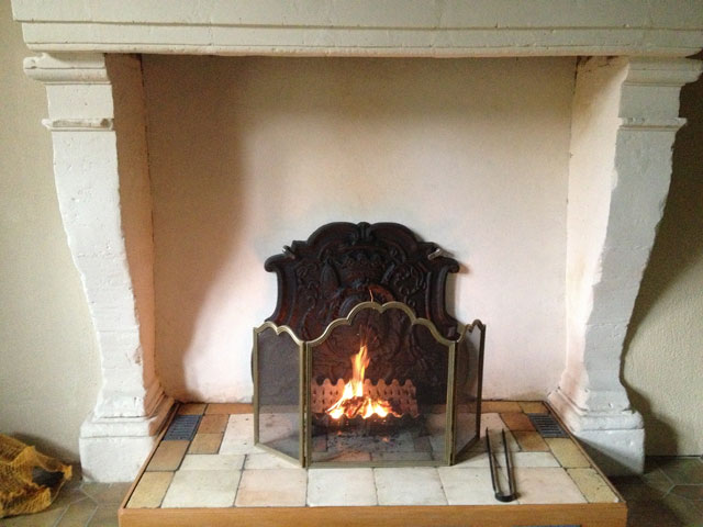 A little fire at last
