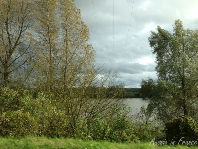 View of the Loire with a storm brewing