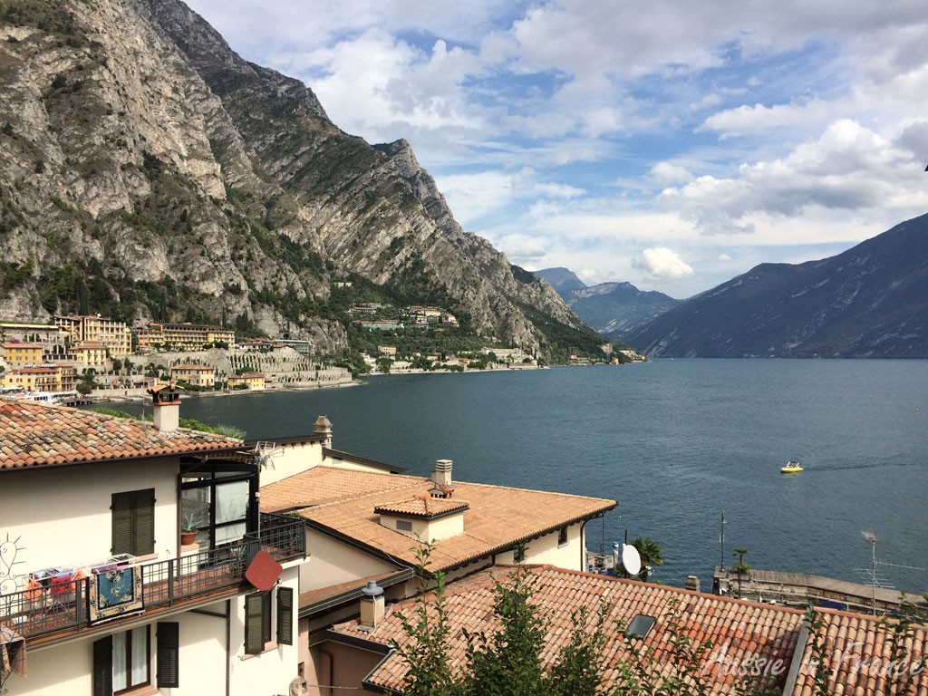 The view from Alla Noce in Limone