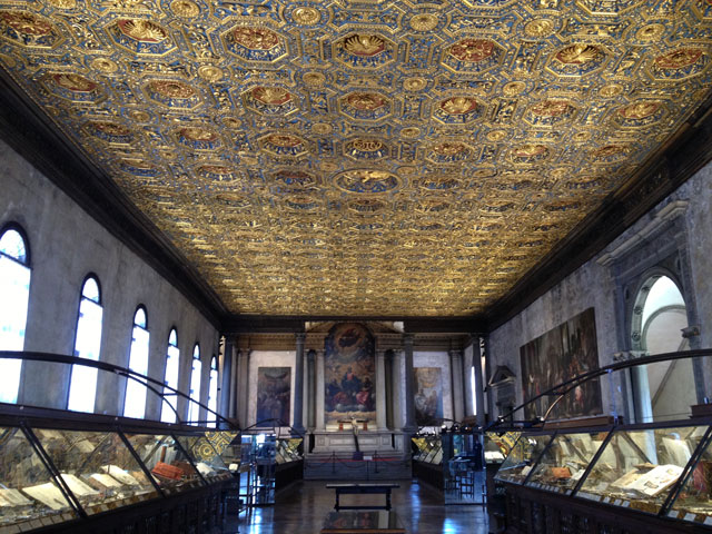 The Sale Capitolare with its magnificent ceiling