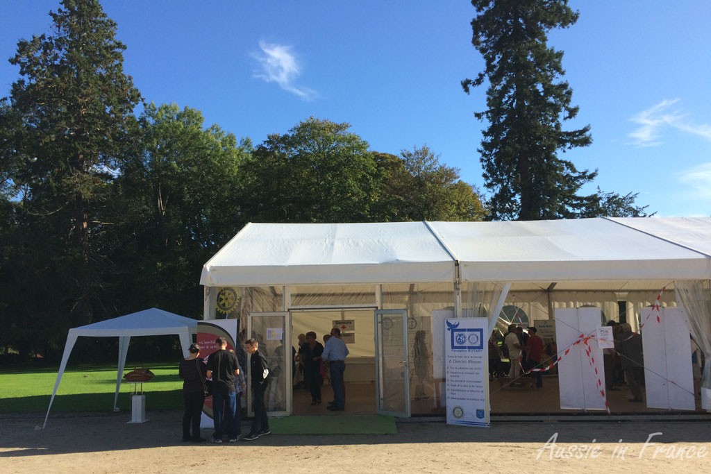 Main tent at the Rendez-vous du Chocolat