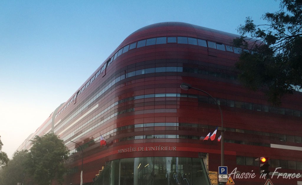 The new Ministry of the Interior near Porte de Vincennes