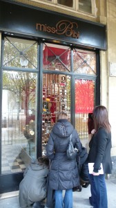 miss bibi's shop in the Palais Royal