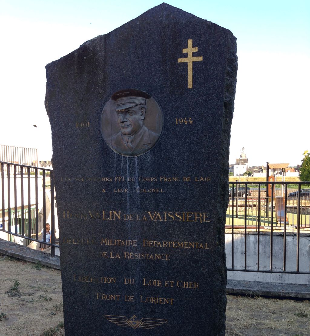 War memorial to Valin de la Vaissière