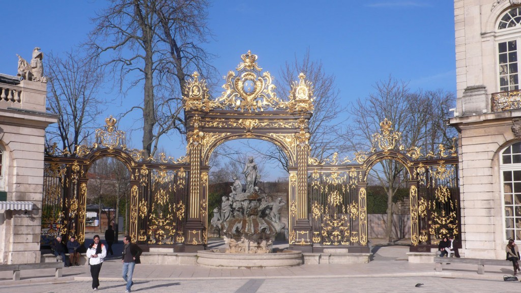 Une grille d'entrée à la Place Stanislas in Nancy