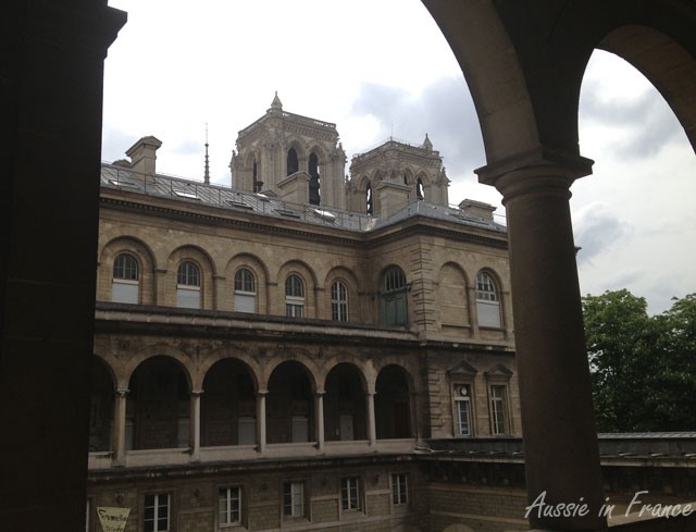 View of Notre Dame from the second floor gallery
